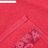 Полотенце махровое 30х60 см, цвет розовый, 340гм, хл100% фото 2