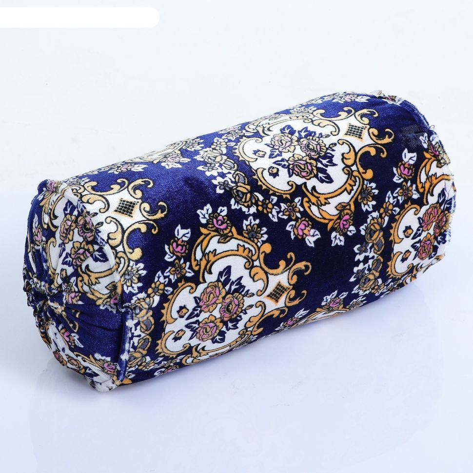 Подушка-валик узбекская синяя 25*53 см фото 1